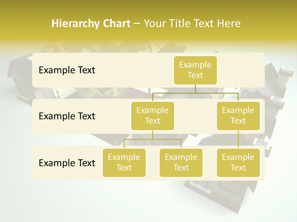 Transparent House With Surprise Money-Box PowerPoint Template