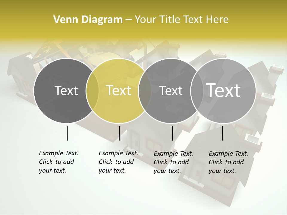 Transparent House With Surprise Money-Box PowerPoint Template