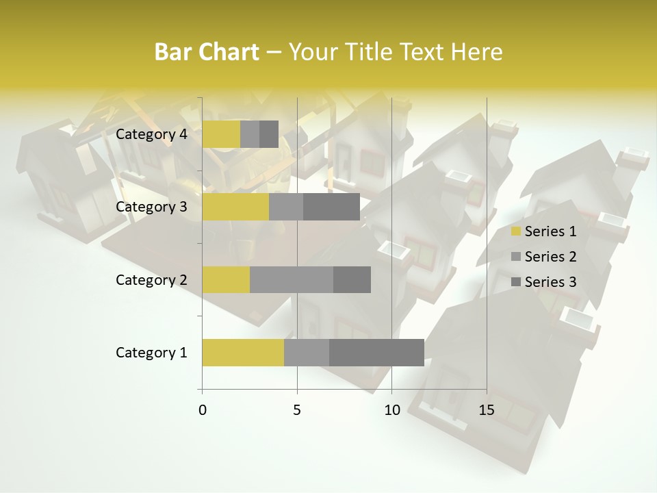 Transparent House With Surprise Money-Box PowerPoint Template
