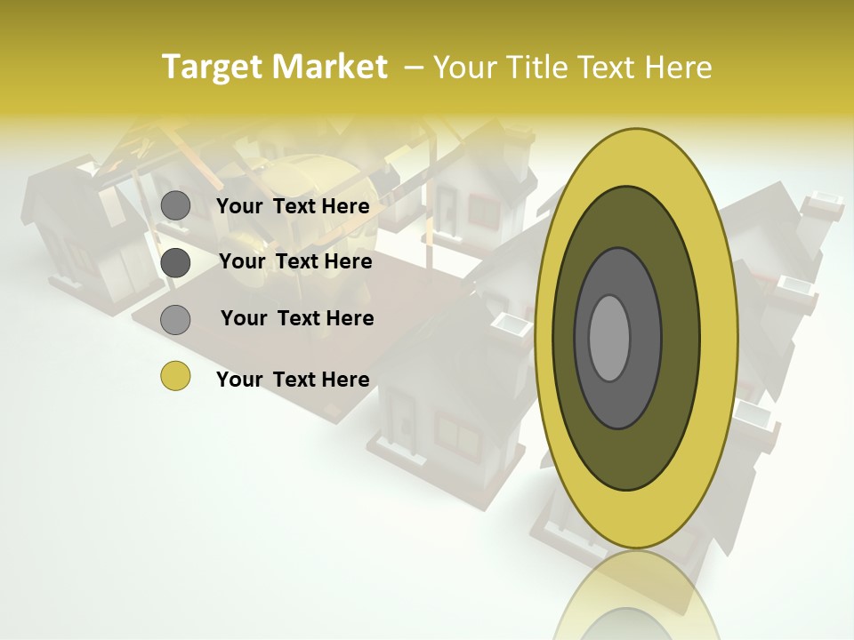 Transparent House With Surprise Money-Box PowerPoint Template