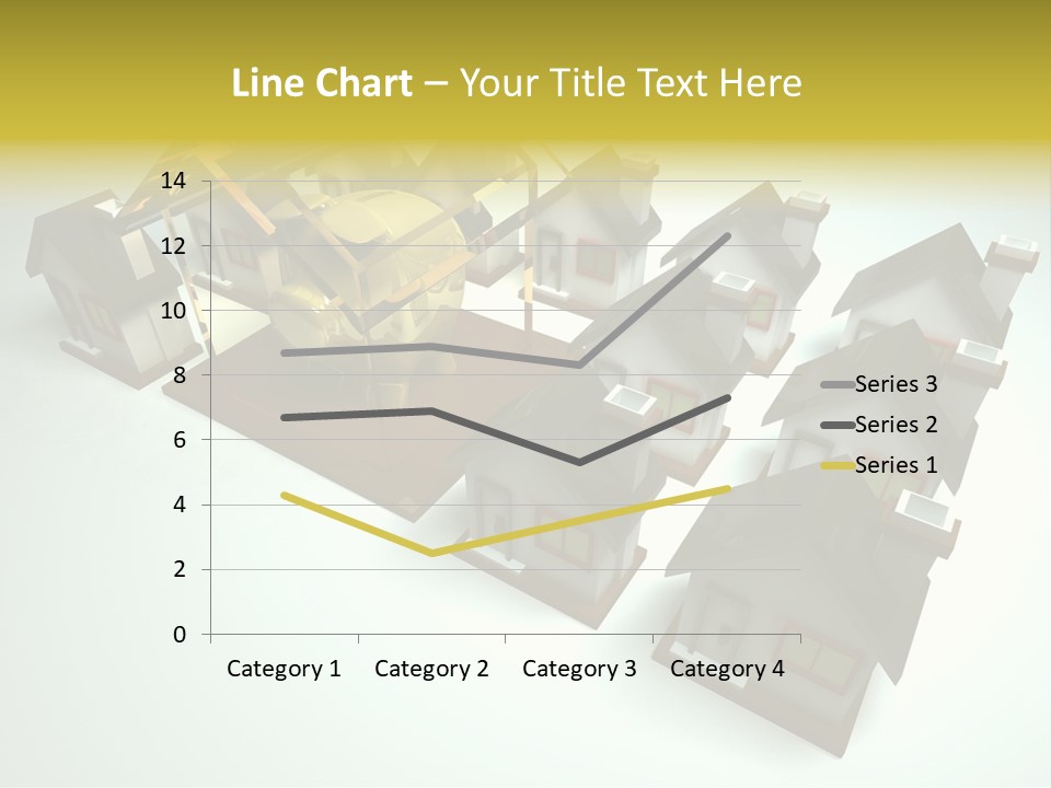 Transparent House With Surprise Money-Box PowerPoint Template