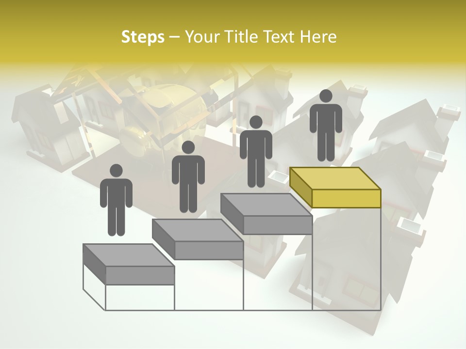 Transparent House With Surprise Money-Box PowerPoint Template