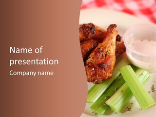 Tasty Buffalo Wings PowerPoint Template