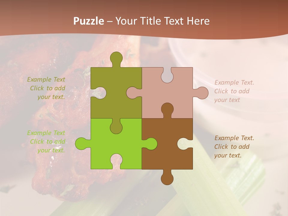 Tasty Buffalo Wings PowerPoint Template