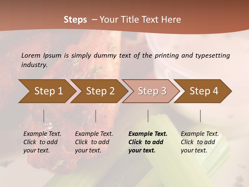 Tasty Buffalo Wings PowerPoint Template