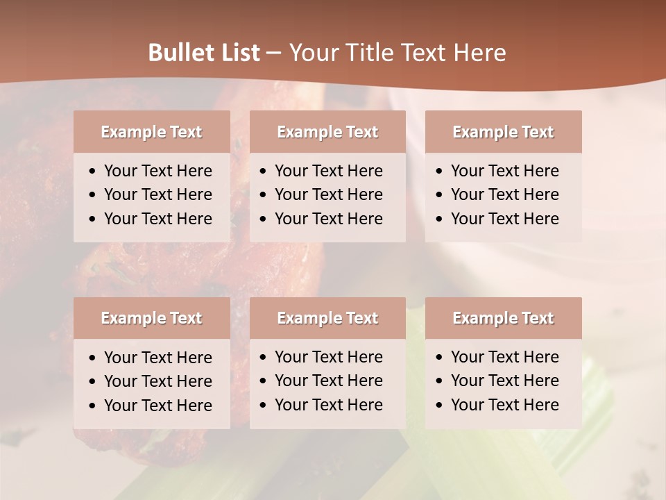 Tasty Buffalo Wings PowerPoint Template