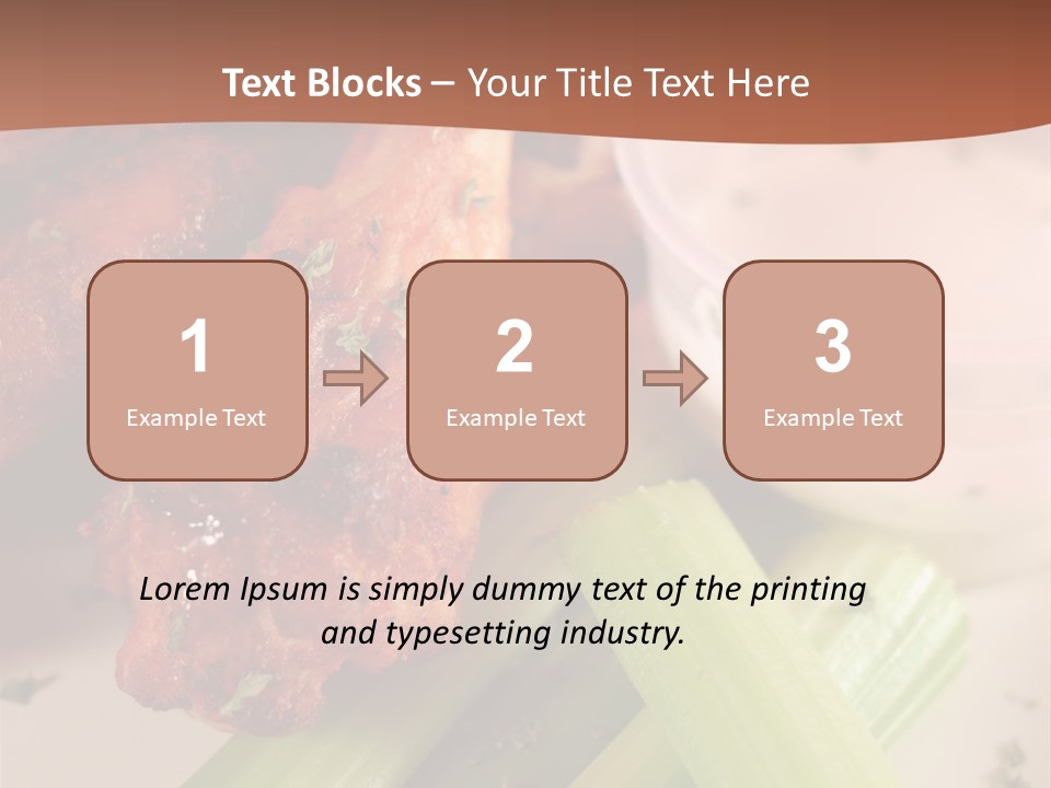 Tasty Buffalo Wings PowerPoint Template
