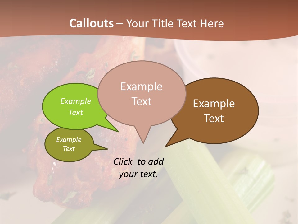 Tasty Buffalo Wings PowerPoint Template