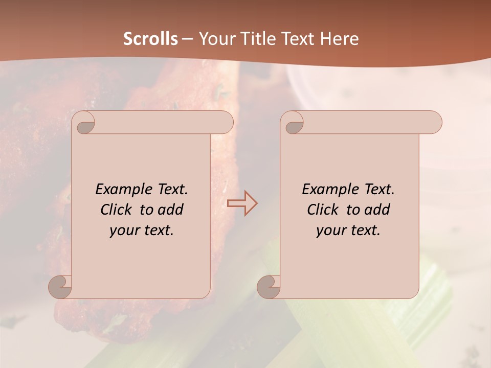 Tasty Buffalo Wings PowerPoint Template