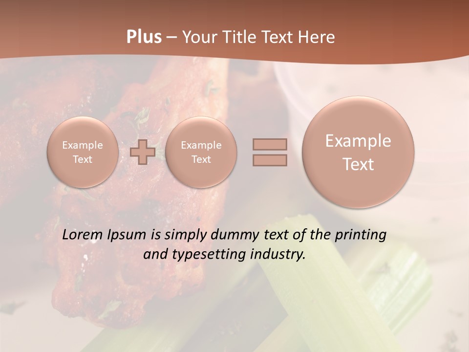 Tasty Buffalo Wings PowerPoint Template