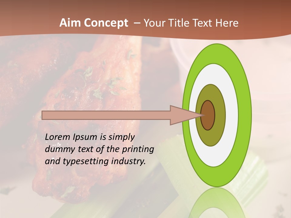 Tasty Buffalo Wings PowerPoint Template