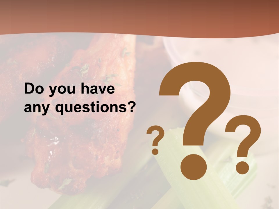 Tasty Buffalo Wings PowerPoint Template