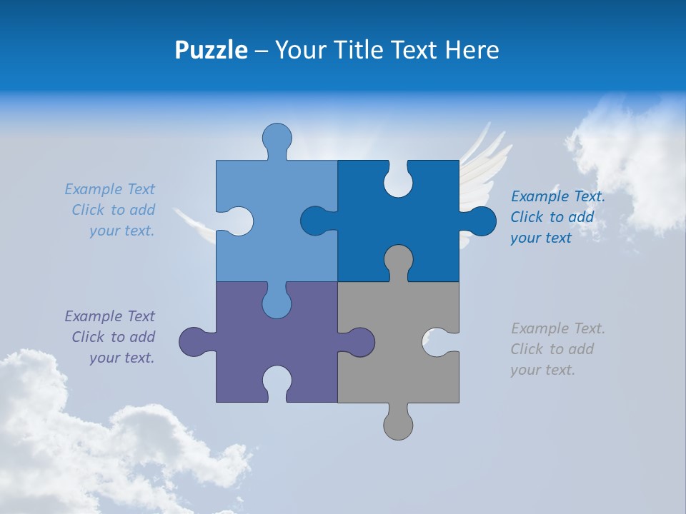 Dove In The Air With Wings Wide Open In-Front Of The Sun PowerPoint Template