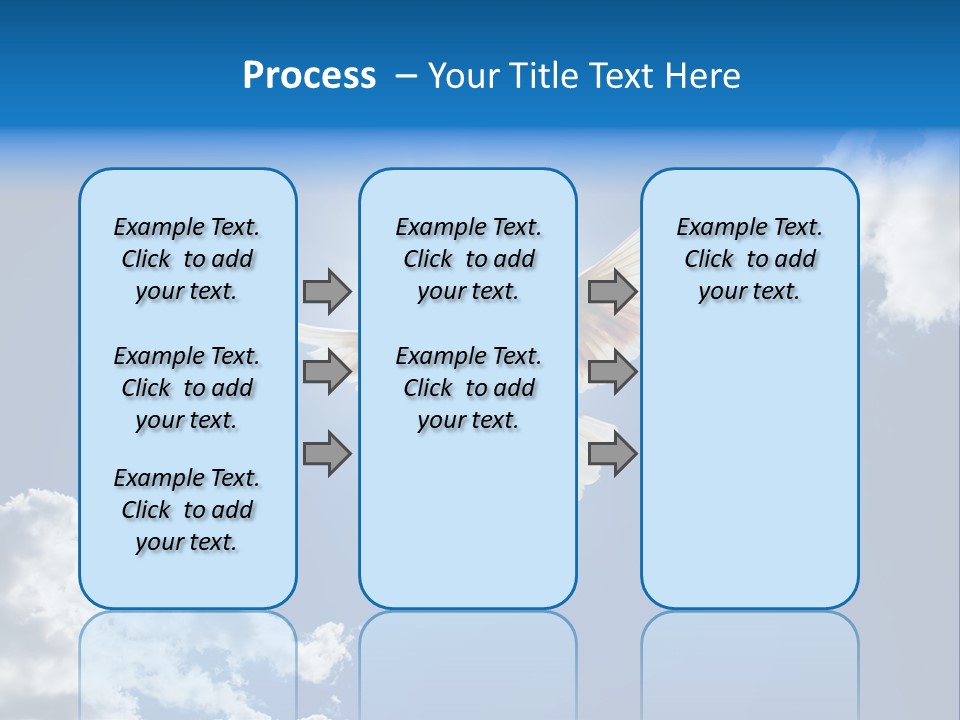 Dove In The Air With Wings Wide Open In-Front Of The Sun PowerPoint Template