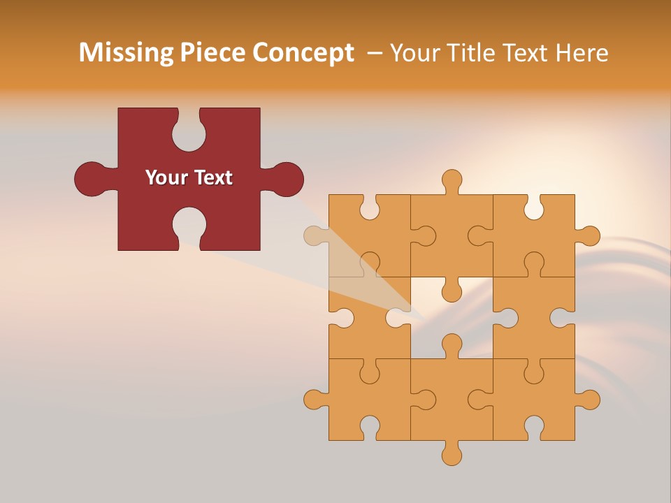 A Brown And Black Background With Waves PowerPoint Template