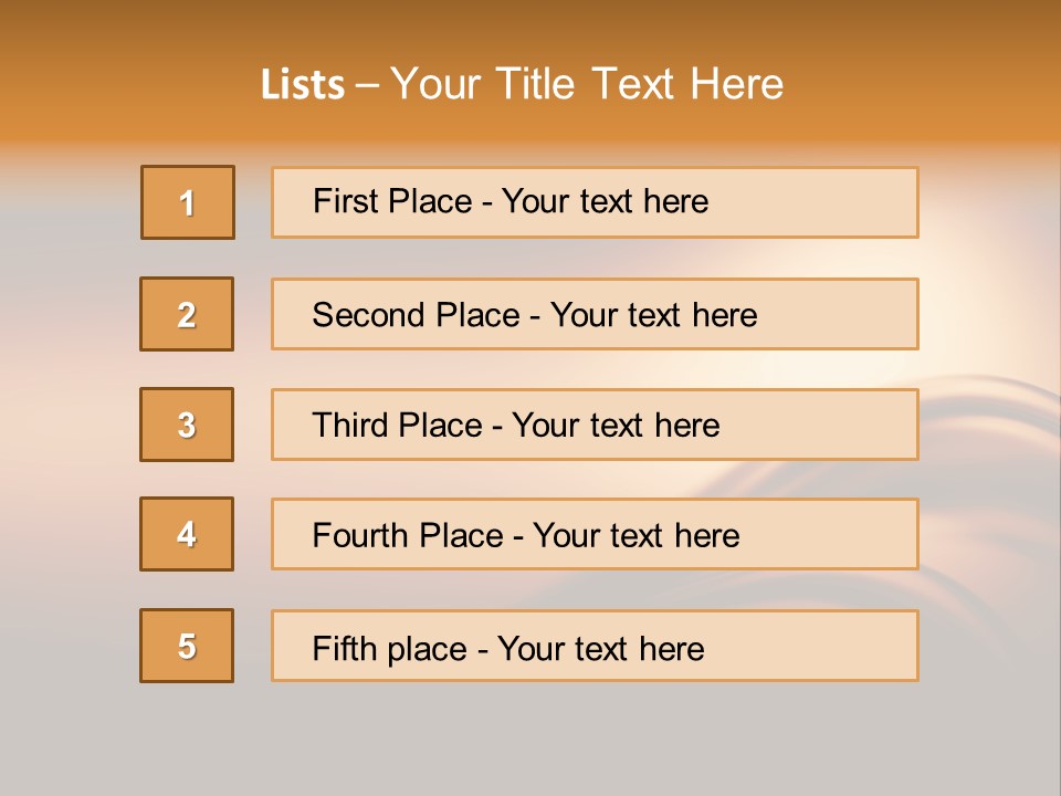 A Brown And Black Background With Waves PowerPoint Template