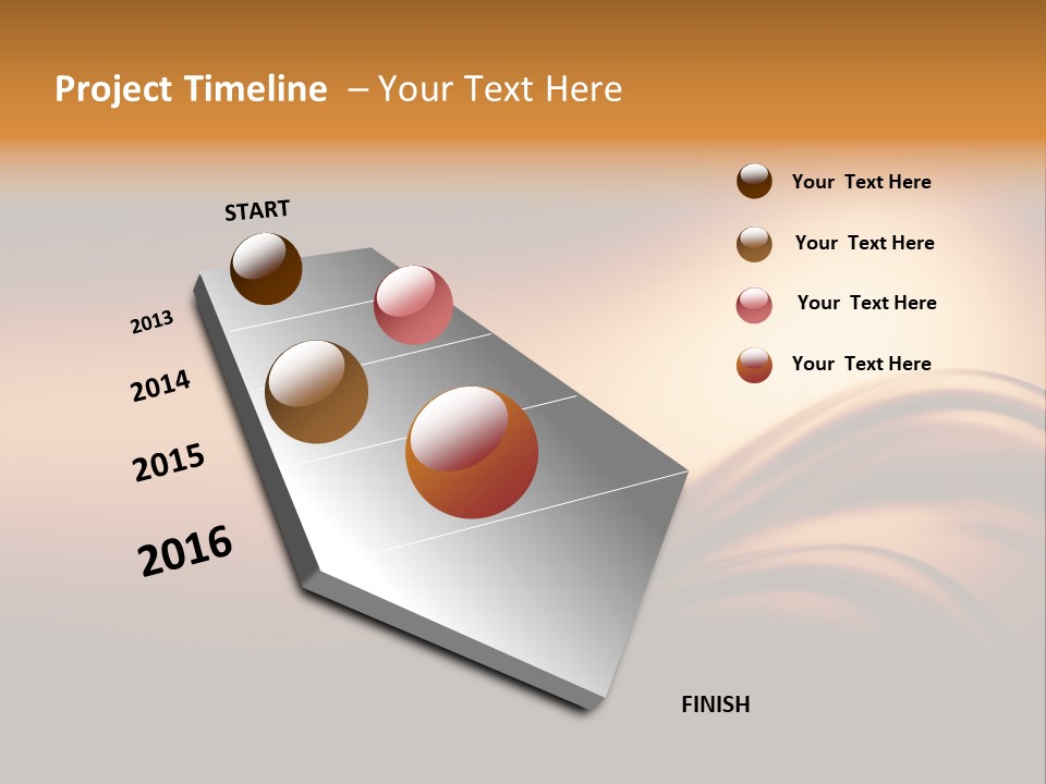 A Brown And Black Background With Waves PowerPoint Template