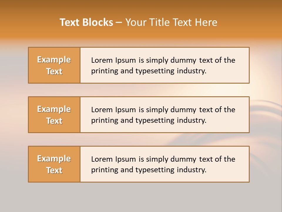 A Brown And Black Background With Waves PowerPoint Template