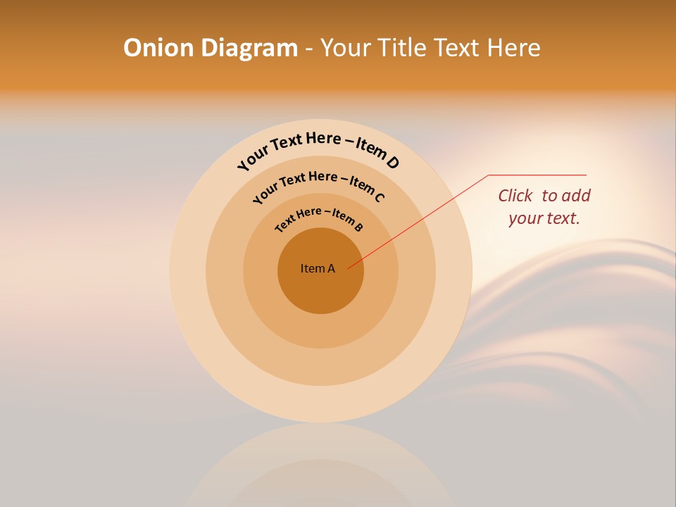 A Brown And Black Background With Waves PowerPoint Template