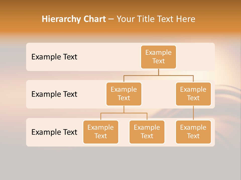 A Brown And Black Background With Waves PowerPoint Template