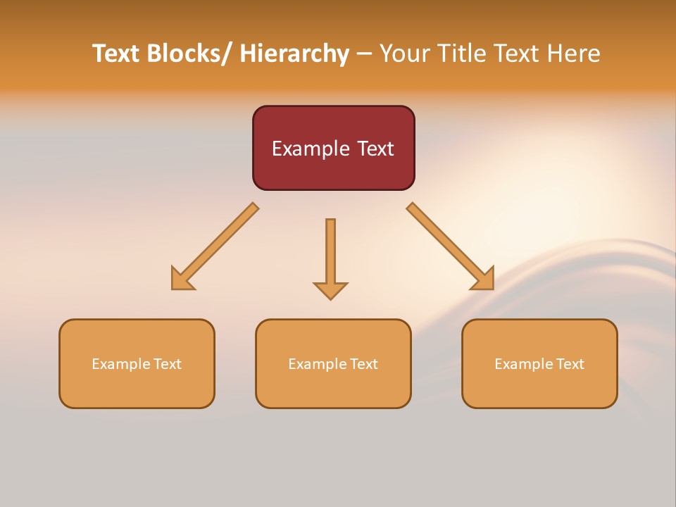 A Brown And Black Background With Waves PowerPoint Template
