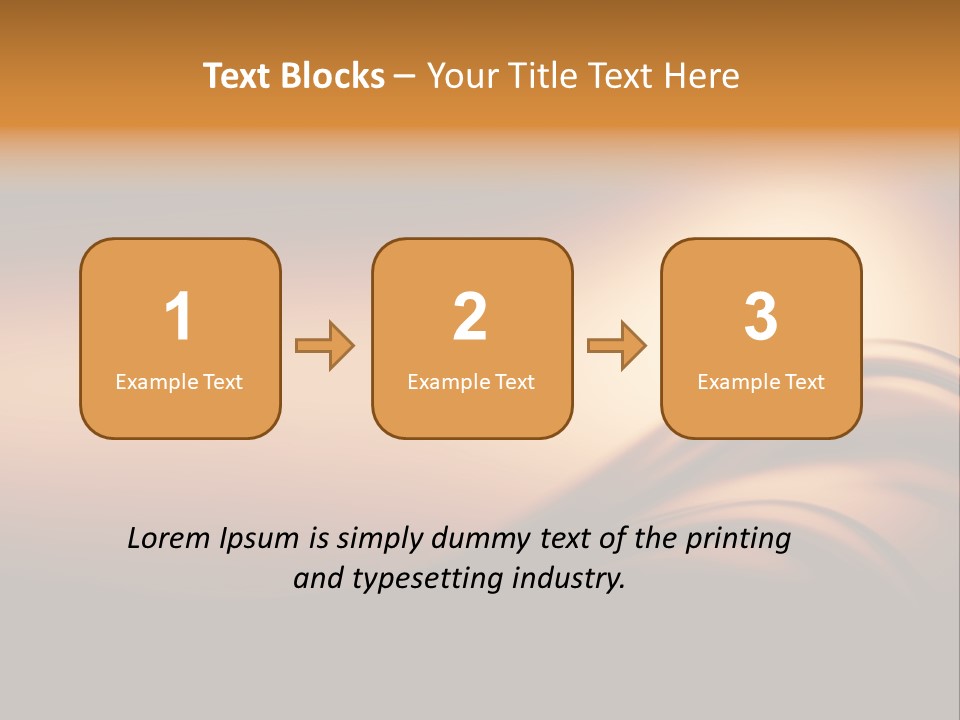 A Brown And Black Background With Waves PowerPoint Template