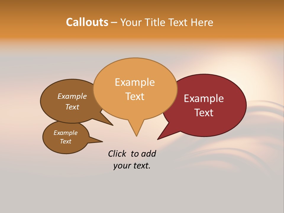 A Brown And Black Background With Waves PowerPoint Template