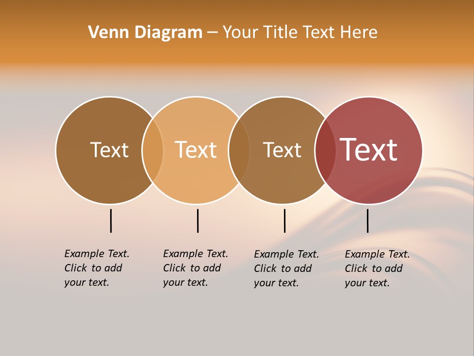 A Brown And Black Background With Waves PowerPoint Template