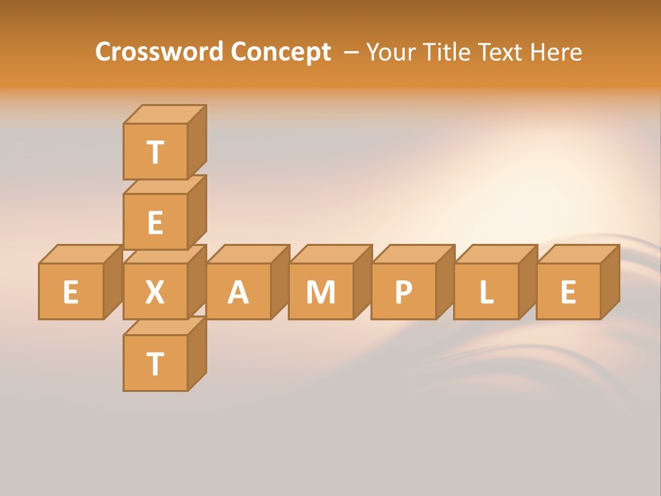 A Brown And Black Background With Waves PowerPoint Template