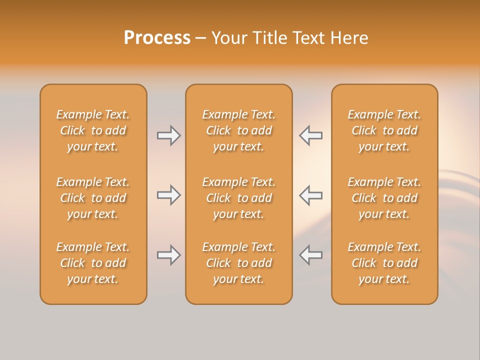 A Brown And Black Background With Waves PowerPoint Template