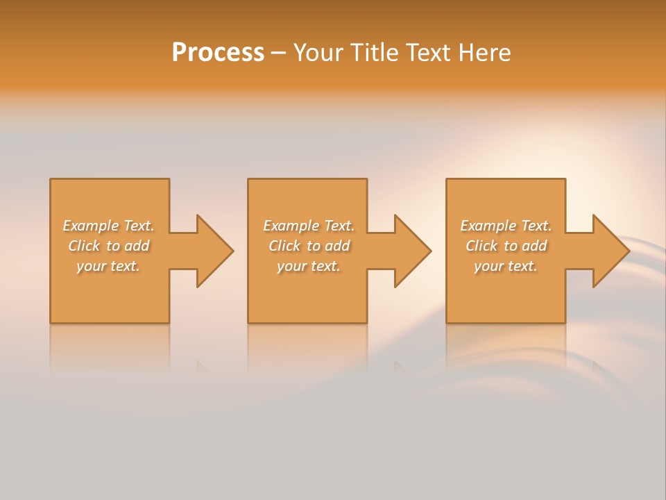 A Brown And Black Background With Waves PowerPoint Template
