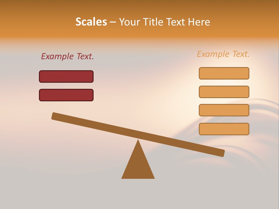 A Brown And Black Background With Waves PowerPoint Template