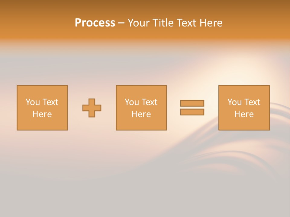 A Brown And Black Background With Waves PowerPoint Template