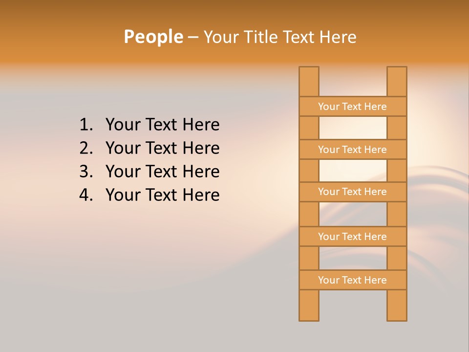 A Brown And Black Background With Waves PowerPoint Template