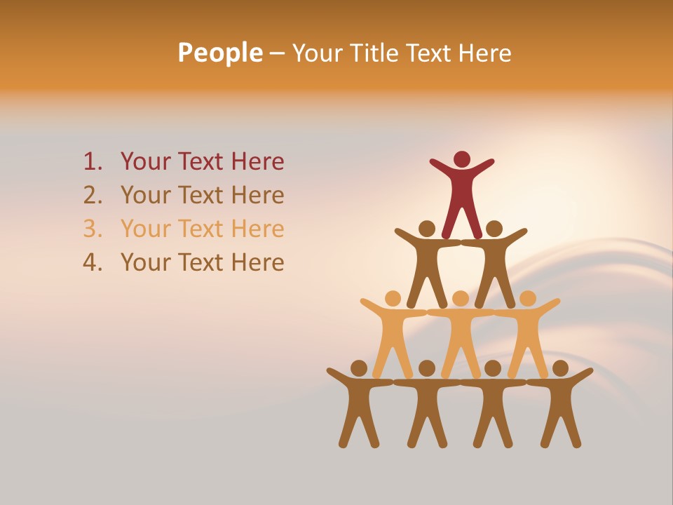 A Brown And Black Background With Waves PowerPoint Template