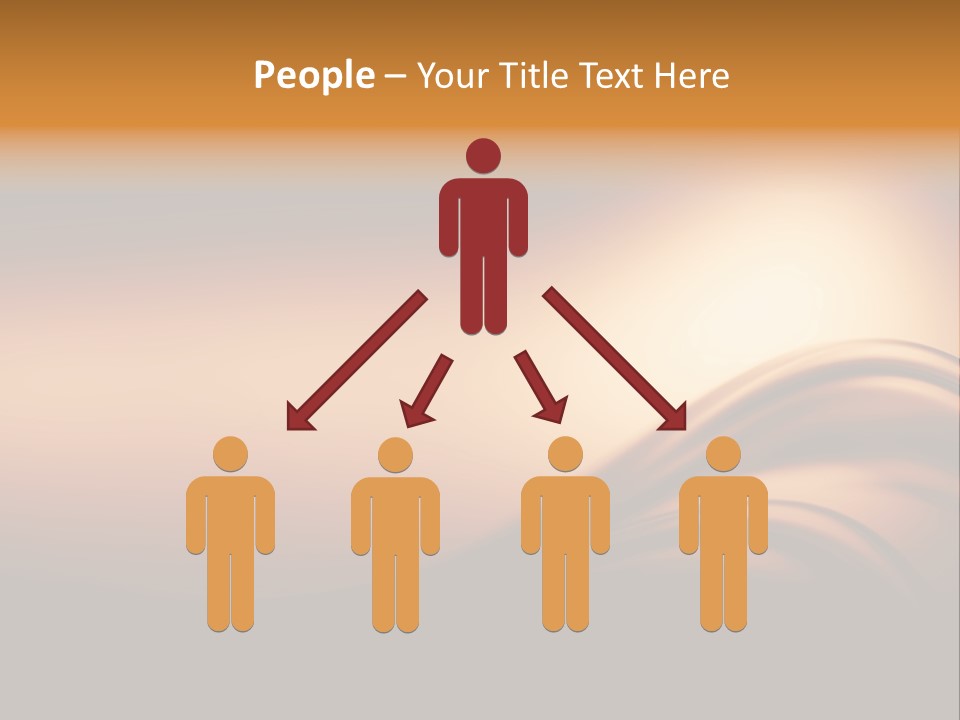 A Brown And Black Background With Waves PowerPoint Template