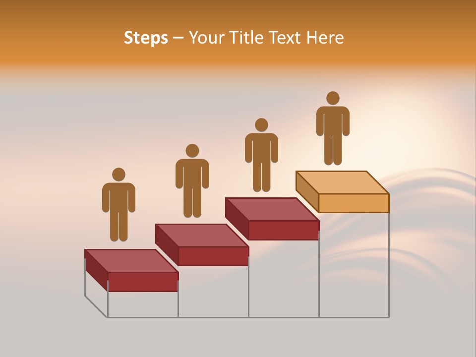 A Brown And Black Background With Waves PowerPoint Template