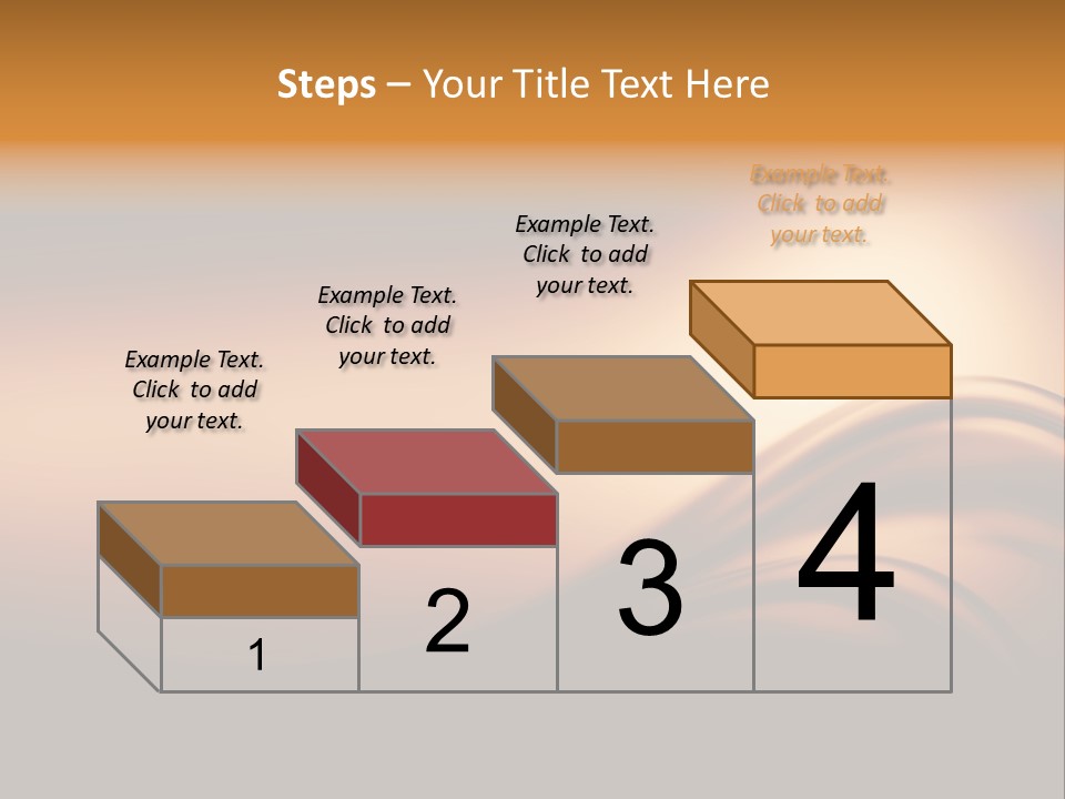 A Brown And Black Background With Waves PowerPoint Template