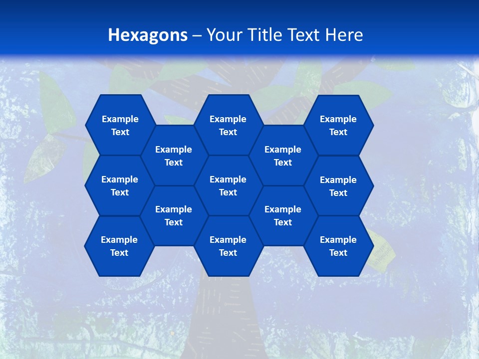 Collage Of Tree With A Single Leaf Falling. The Falling Leaf Has Some Poetry Text With The Words "Rejoicing&Quo T; And "Leaf" Visible. PowerPoint Template