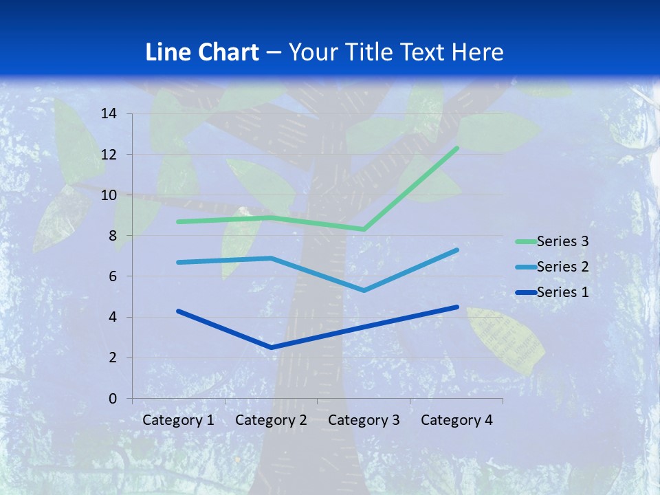 Collage Of Tree With A Single Leaf Falling. The Falling Leaf Has Some Poetry Text With The Words "Rejoicing&Quo T; And "Leaf" Visible. PowerPoint Template