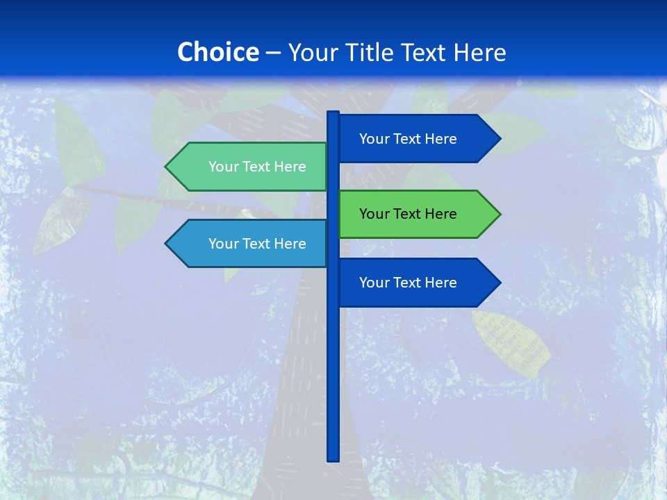 Collage Of Tree With A Single Leaf Falling. The Falling Leaf Has Some Poetry Text With The Words "Rejoicing&Quo T; And "Leaf" Visible. PowerPoint Template