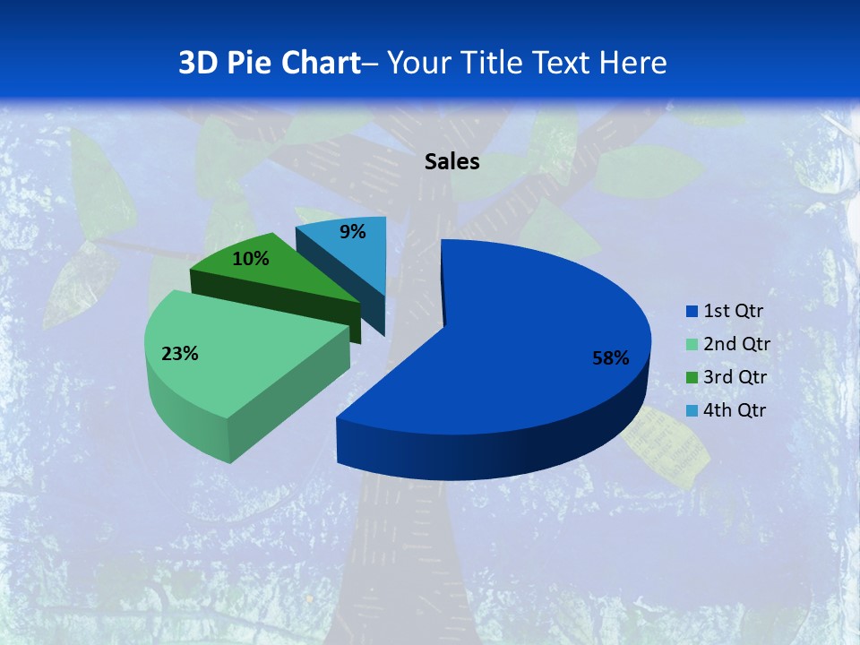 Collage Of Tree With A Single Leaf Falling. The Falling Leaf Has Some Poetry Text With The Words "Rejoicing&Quo T; And "Leaf" Visible. PowerPoint Template