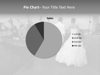 Couple Groom And The Bride In Fishing To Port PowerPoint Template