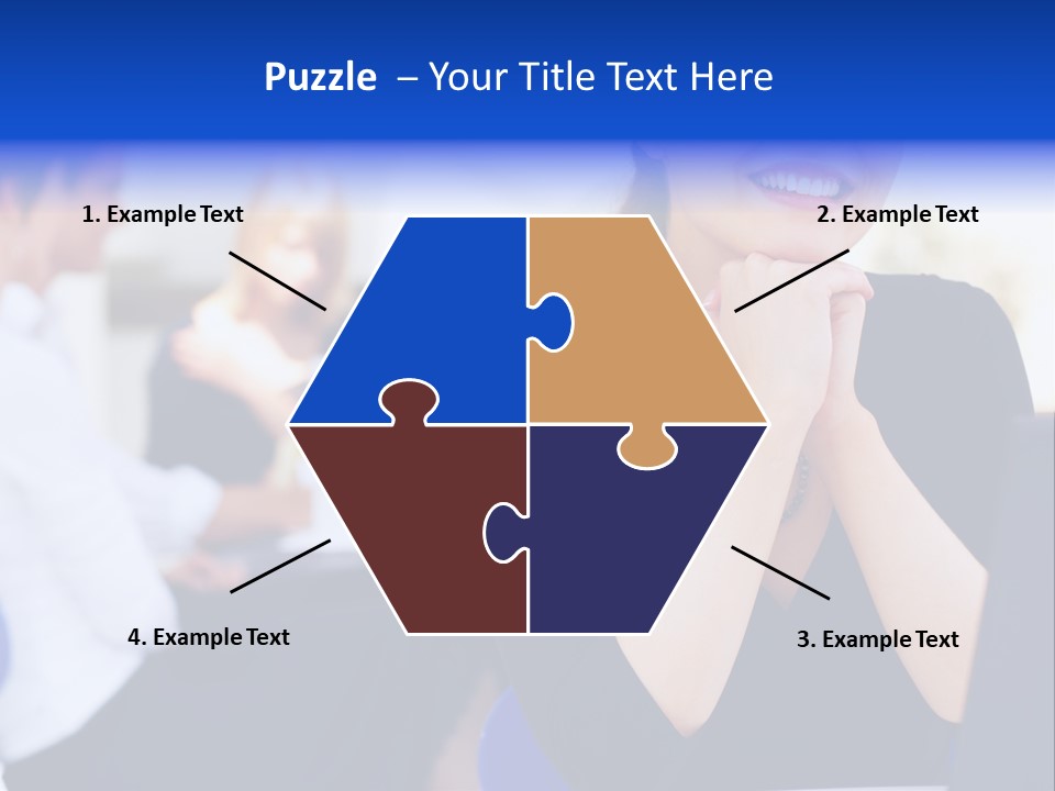 Set Of Shiny Button Icons. The Blue Signs & Symbols Collection, With Drop Shadows. PowerPoint Template