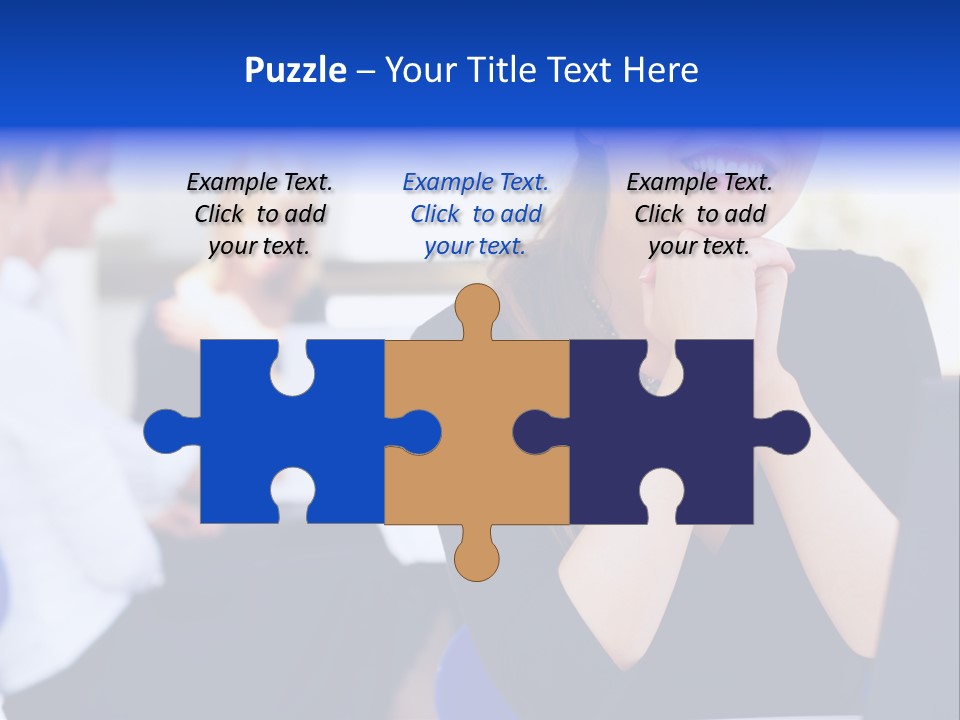 Set Of Shiny Button Icons. The Blue Signs & Symbols Collection, With Drop Shadows. PowerPoint Template