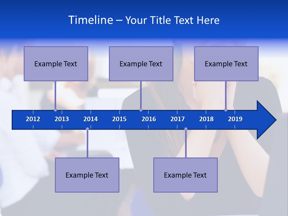 Set Of Shiny Button Icons. The Blue Signs & Symbols Collection, With Drop Shadows. PowerPoint Template