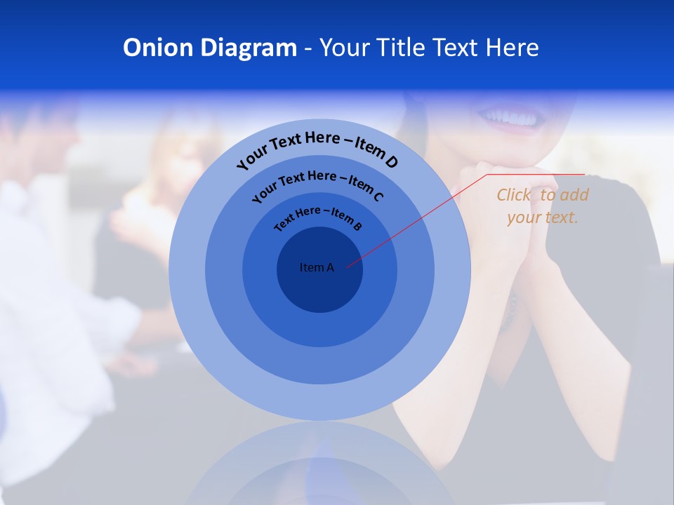 Set Of Shiny Button Icons. The Blue Signs & Symbols Collection, With Drop Shadows. PowerPoint Template