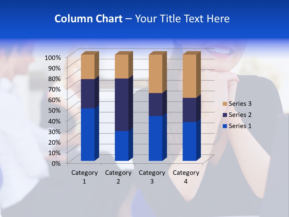 Set Of Shiny Button Icons. The Blue Signs & Symbols Collection, With Drop Shadows. PowerPoint Template