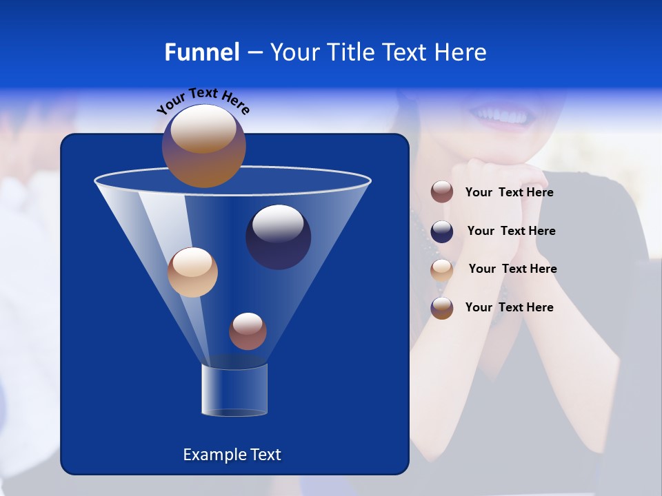 Set Of Shiny Button Icons. The Blue Signs & Symbols Collection, With Drop Shadows. PowerPoint Template