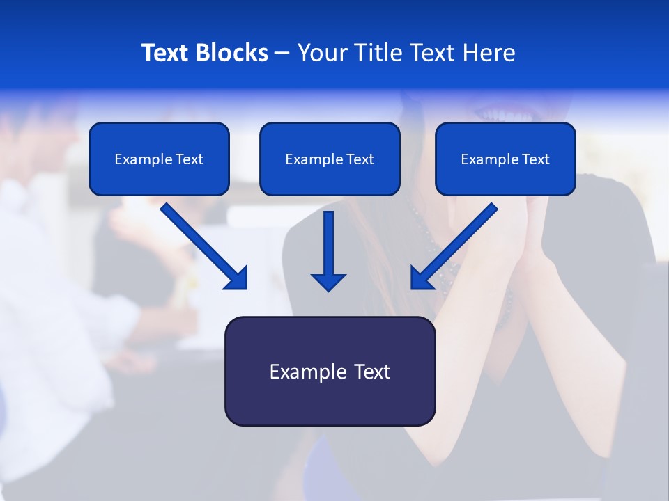 Set Of Shiny Button Icons. The Blue Signs & Symbols Collection, With Drop Shadows. PowerPoint Template